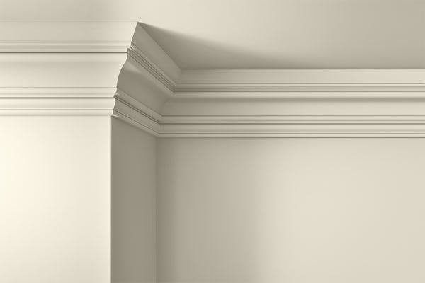 Walls, ceilings and coving painted in Lick White 05