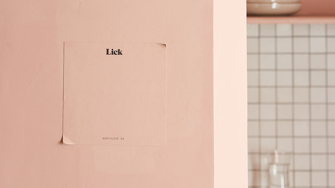 Wall and sample in Lick Northcote 65