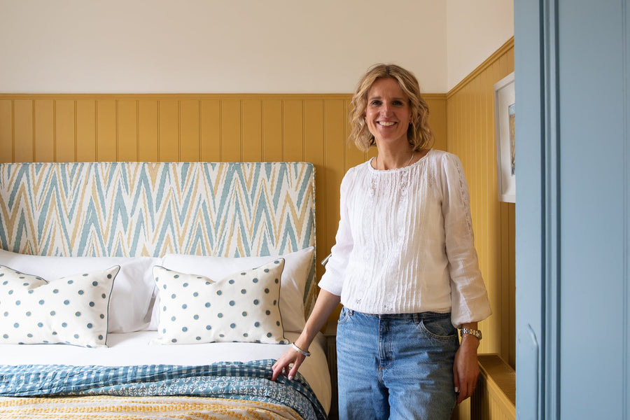 Step inside a colourful seaside house, designed by Elizabeth Stanhope
