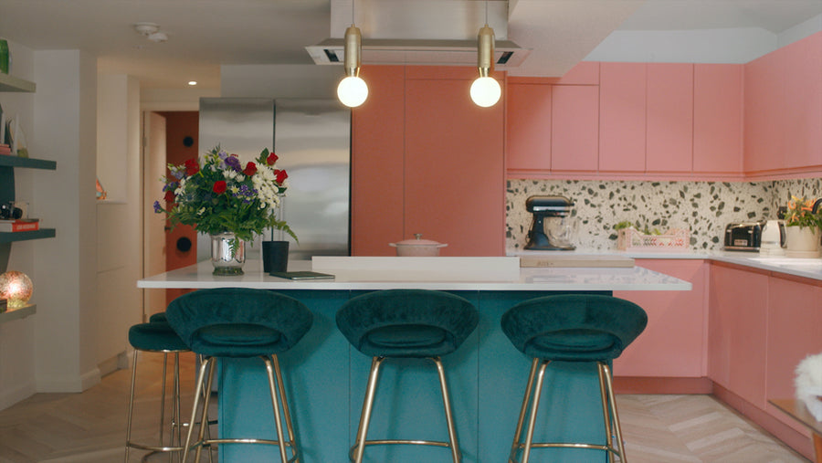 Rina Sawayama's retro Red 03 kitchen
