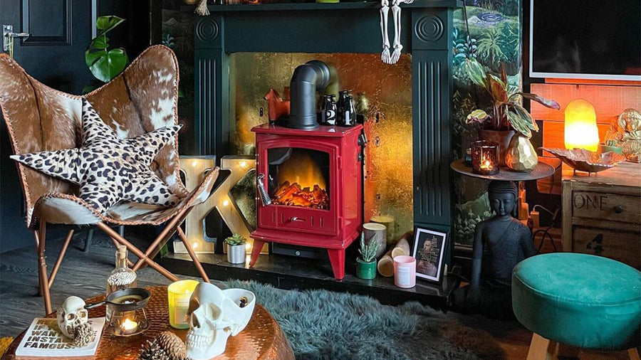 Modern gothic living room 