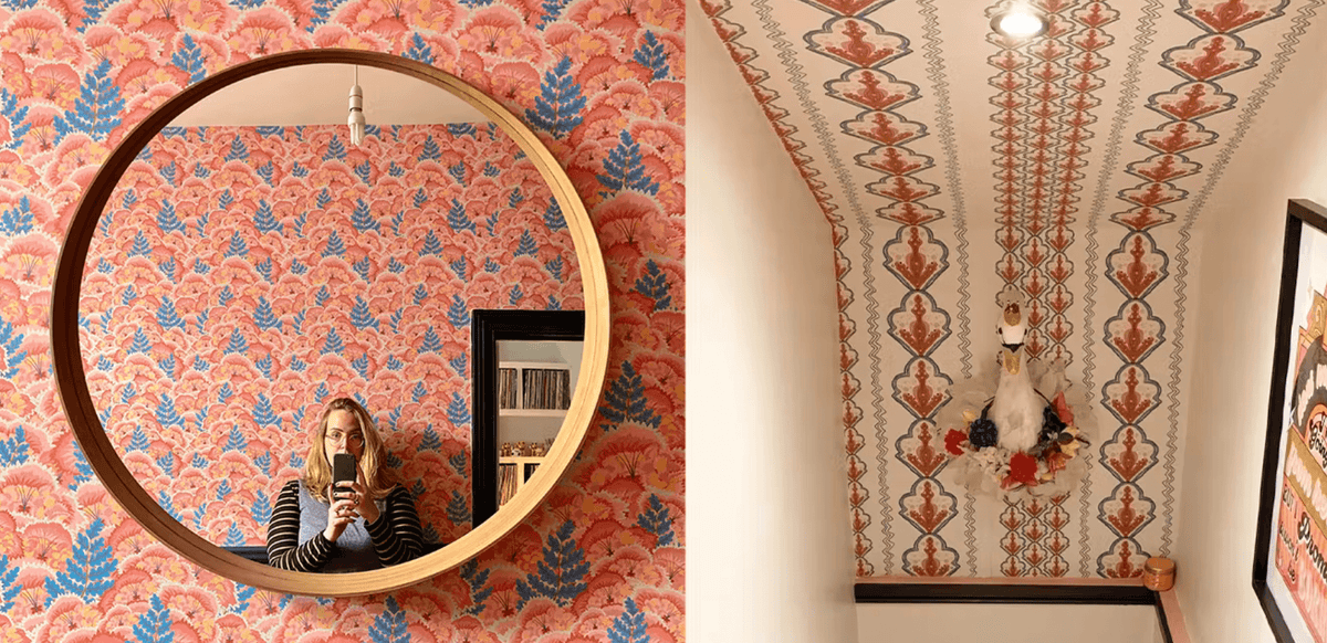 10 creative ways to use wallpaper throughout your home